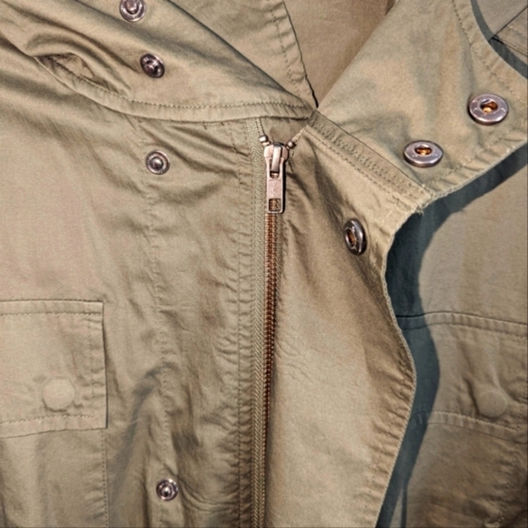ATM Hooded Utility Military Green Jacket... Size.. Small - Picture 6 of 8